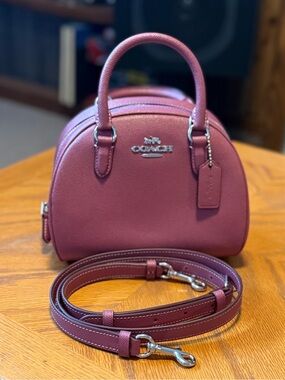 Coach Light Raspberry Sydney Satchel